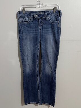 Silver Jeans Tuesday Womens 28 Jeans Medium Wash Y2K Straight Bootcut Denim